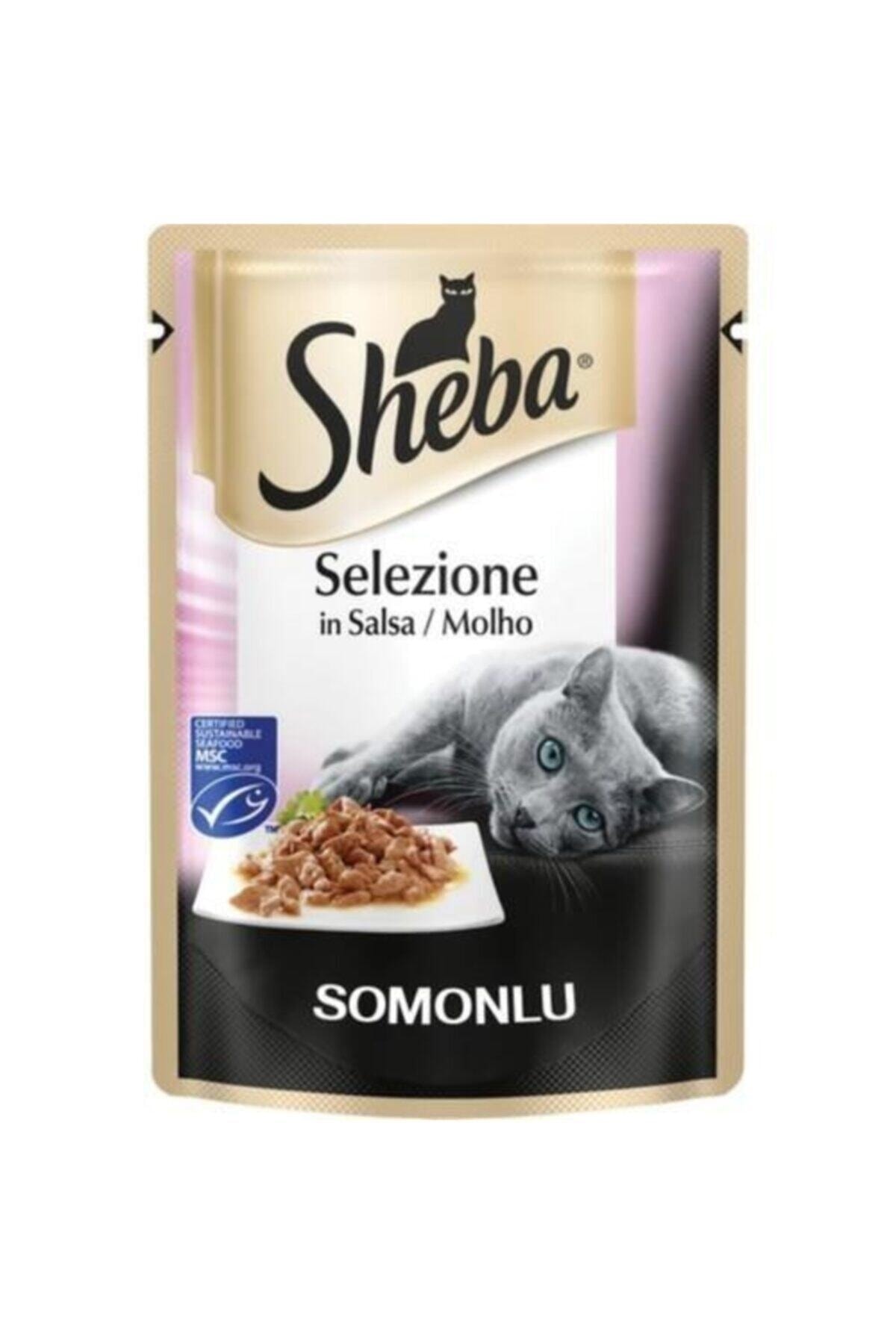 SHEBA Pouch Somonlu 85 gr X 24