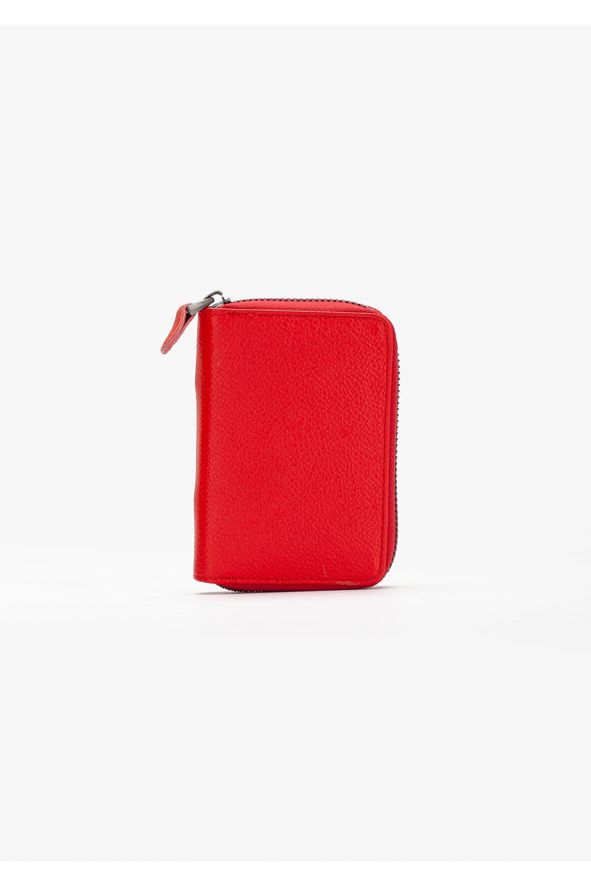 کیف پول مردانه قرمز Niki Leather | Kod-238-1 اورجینال - تصویر 3