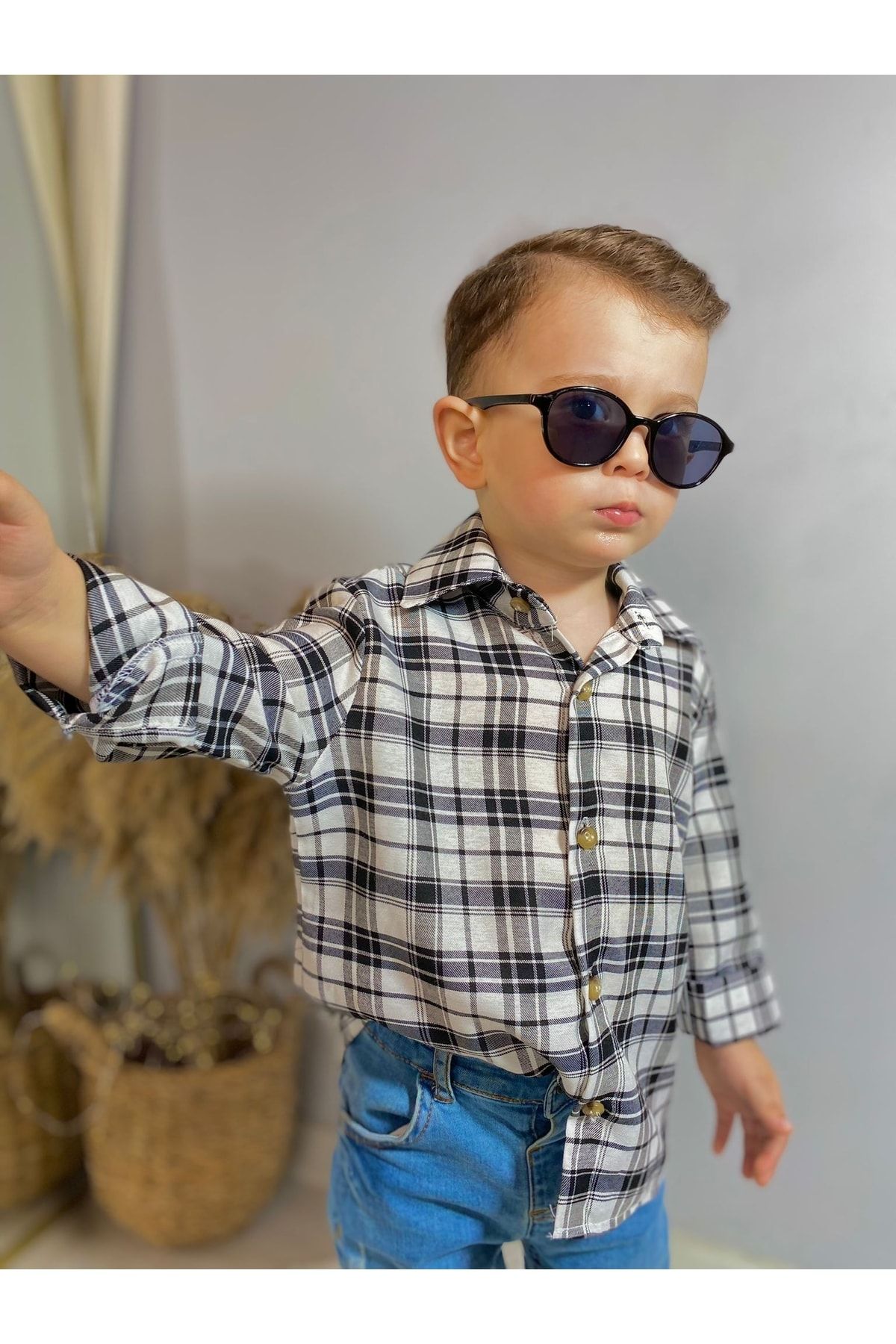 Baby boy black deals dress shirt