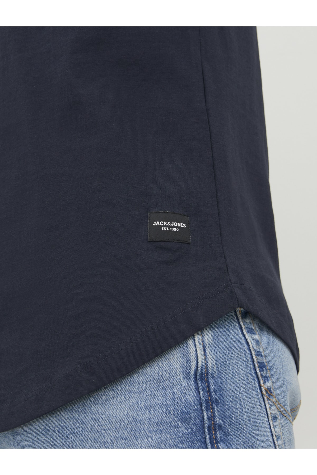 تی شرت جک اند جونز مردانه پنبه ای آبی سرمه ای  راسته Regular/رگولار    بیسیک کژوال/روزمره | Jack & Jones TYC00531315710 - تصویر 6