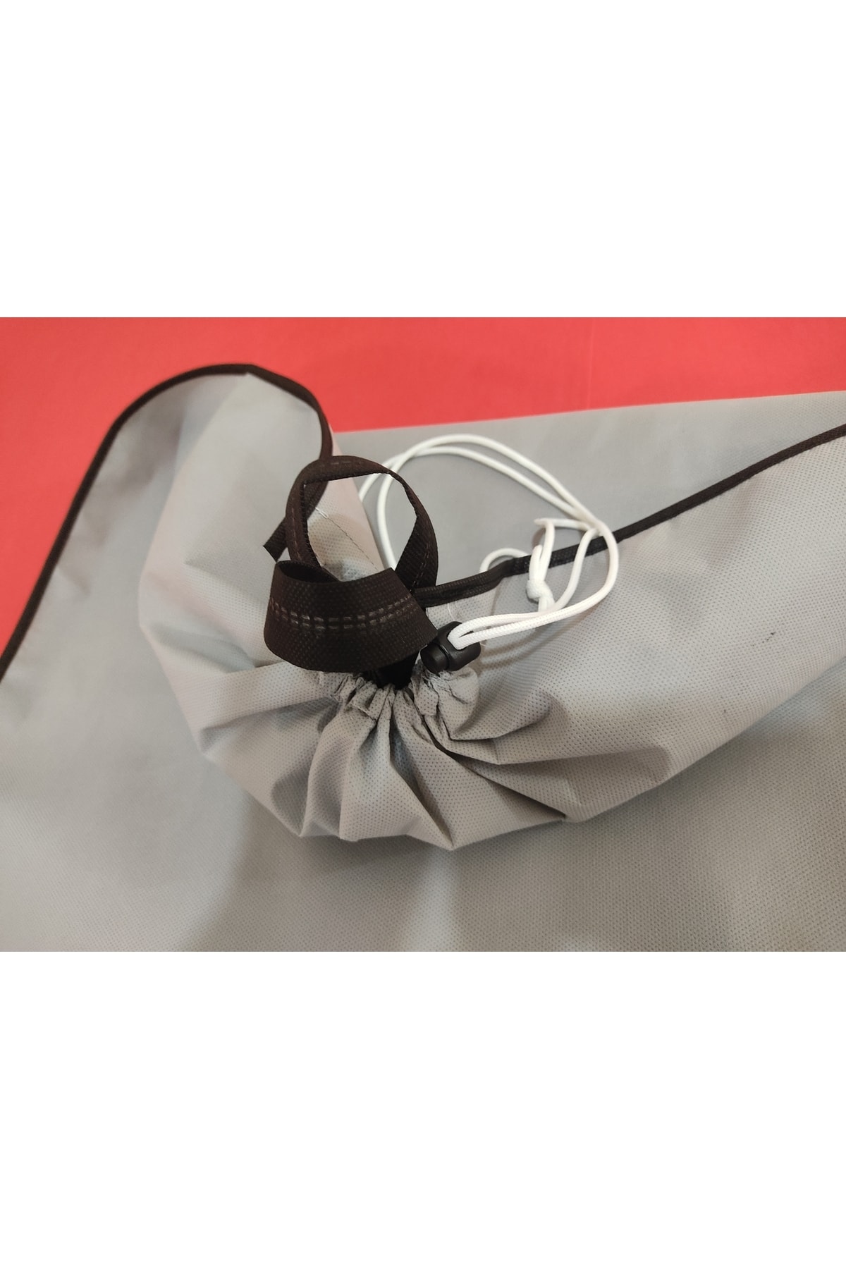 Yorgan - Battaniye Koruyucu Ve Taşıma Kılıf Hurç 64x95 cm, Gri Renk