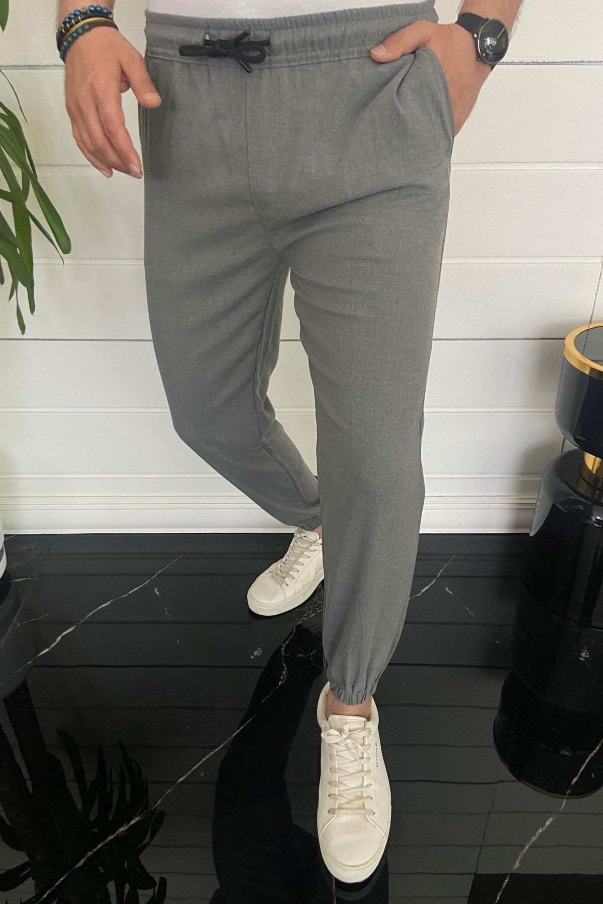 Divided jogger pants deals
