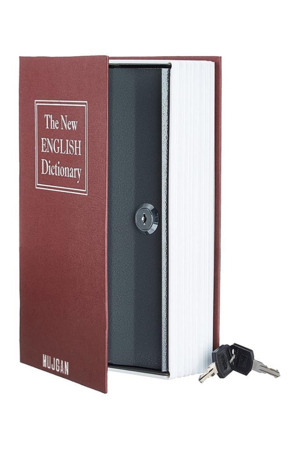 Hidden Safe with Book Look Red