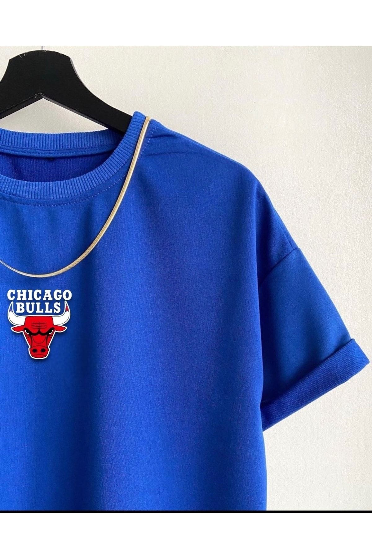 Blue chicago hot sale bulls shirt