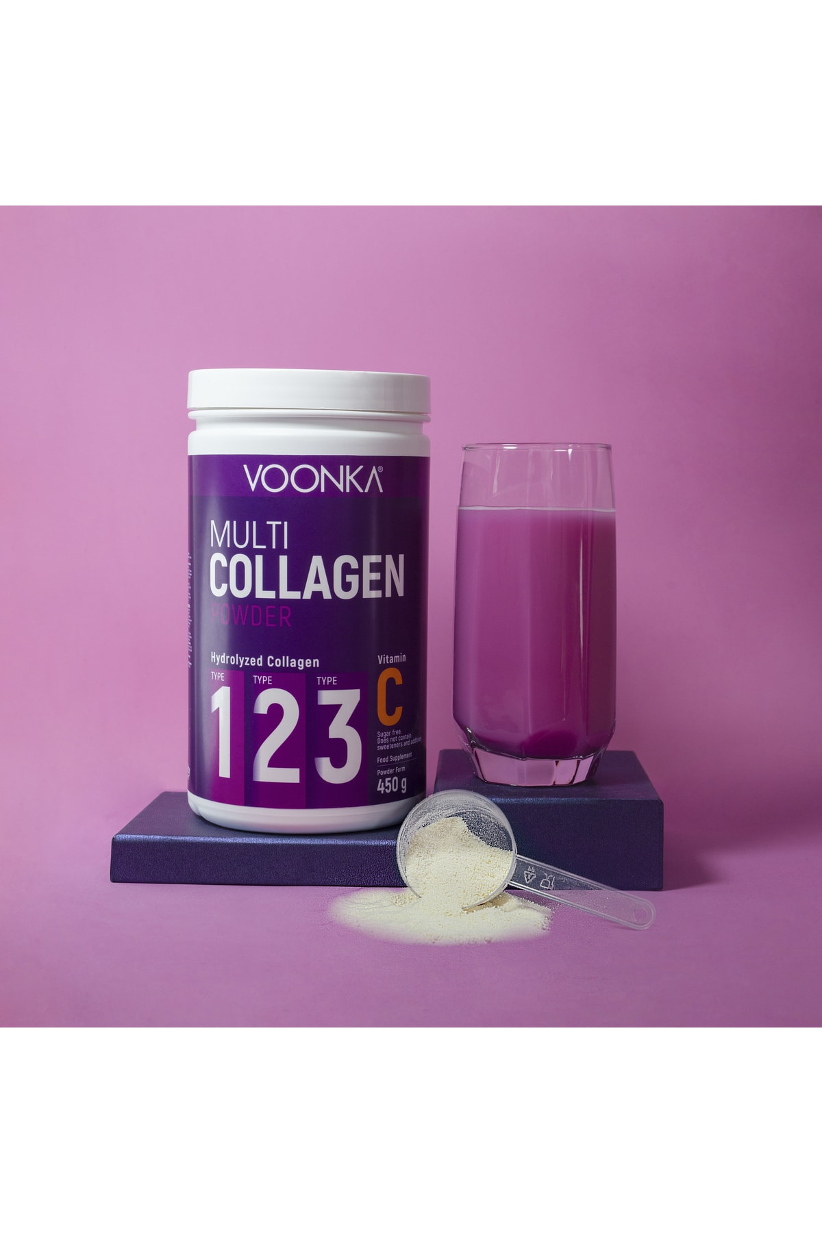 Voonka Multi Collagen Powder 450 Gr 2 Kutu - Fiyatı, Yorumları