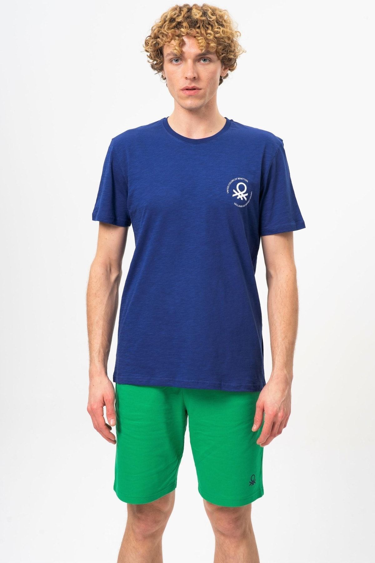 تی شرت مردانه Benetton Bnt-m099-r-23y United Colors of Benetton