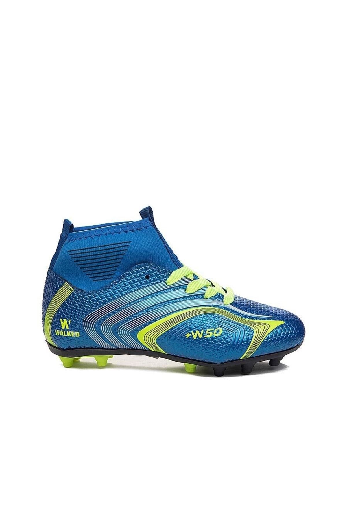 Walked Super Mercury Boys Football Shoes Ankle and Toothed Football Boots Trendyol