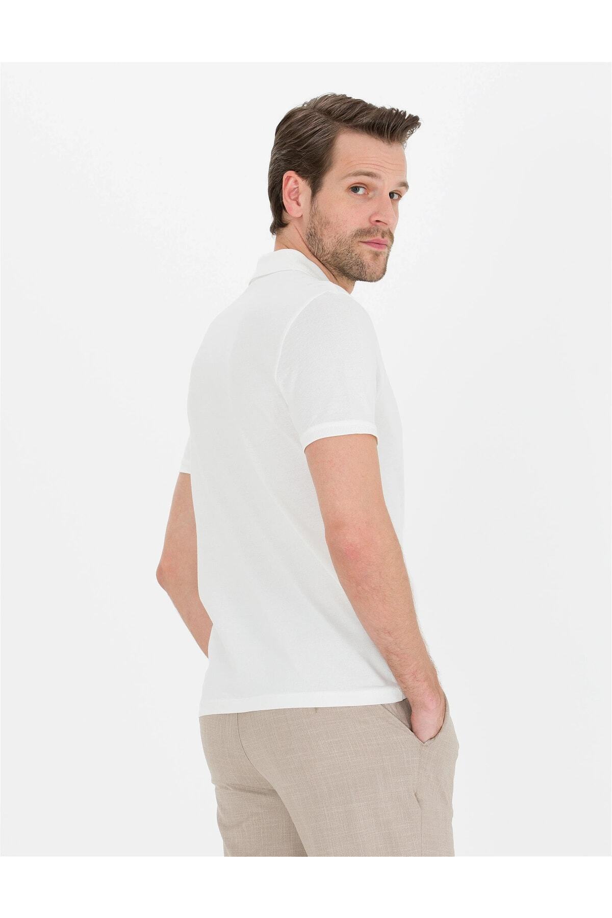 پولوشرت پیر کاردین مردانه 100% پنبه اکرو  طرح دار Slim Fit/اسلیم فیت    Slim/اسلیم فیت Daily/روزانه | Pierre Cardin G021SZ011.000.1459092 TR - تصویر 6
