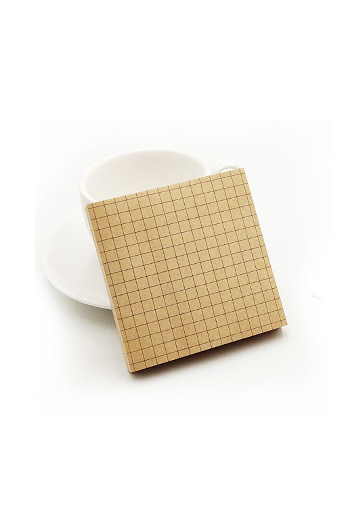 Vox Art-3 Pieces Kraft Post-it - 3x 80 Sheets - 7.5x7.5 Cm 3