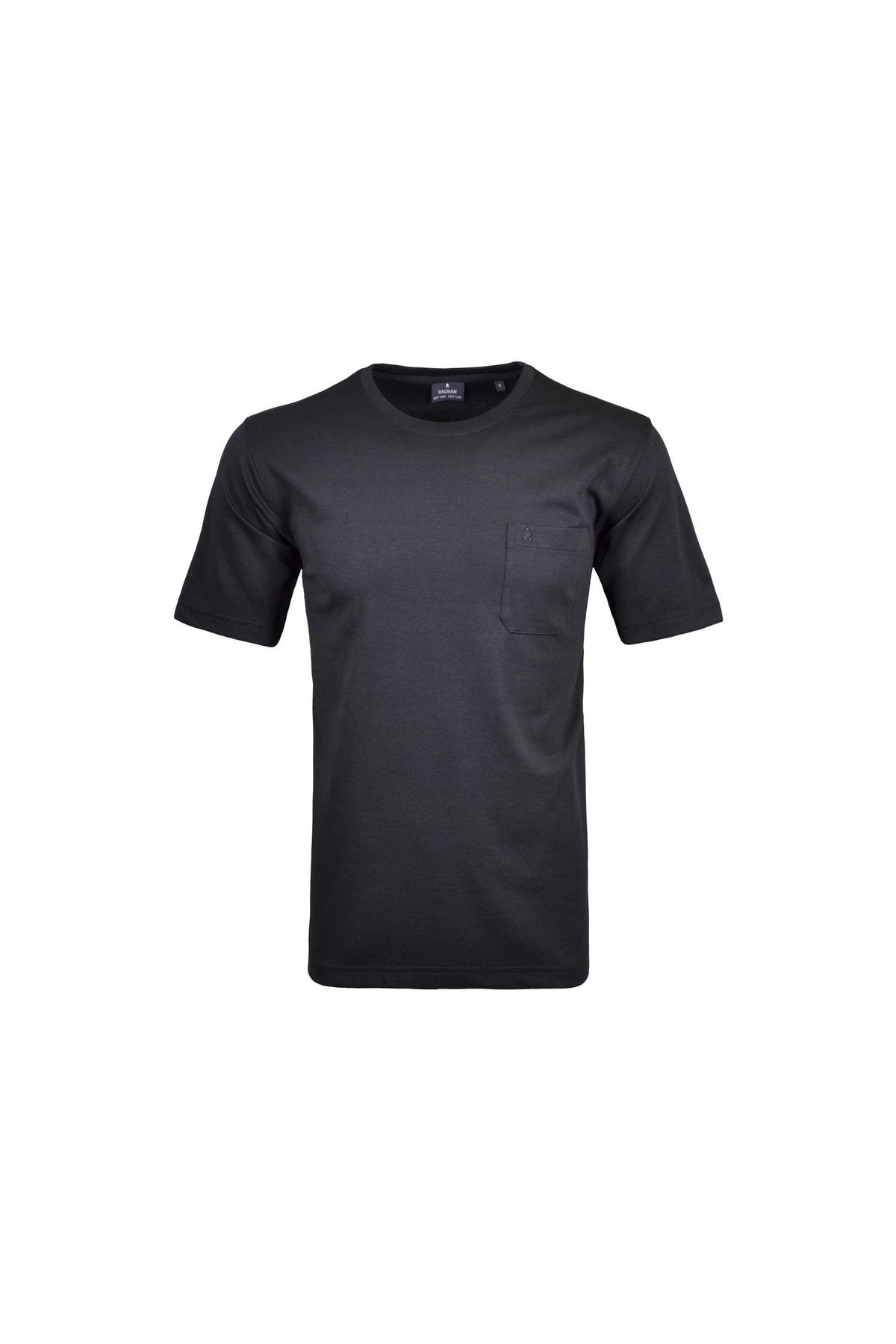 Ragman Hemd Schwarz Regular Fit