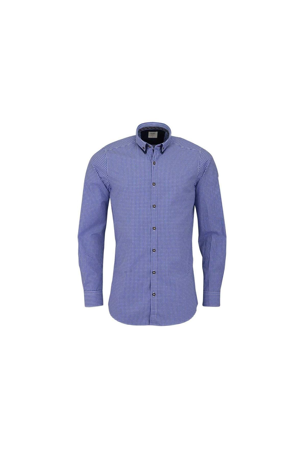 OLYMP Hemd Blau Regular Fit Fast ausverkauft