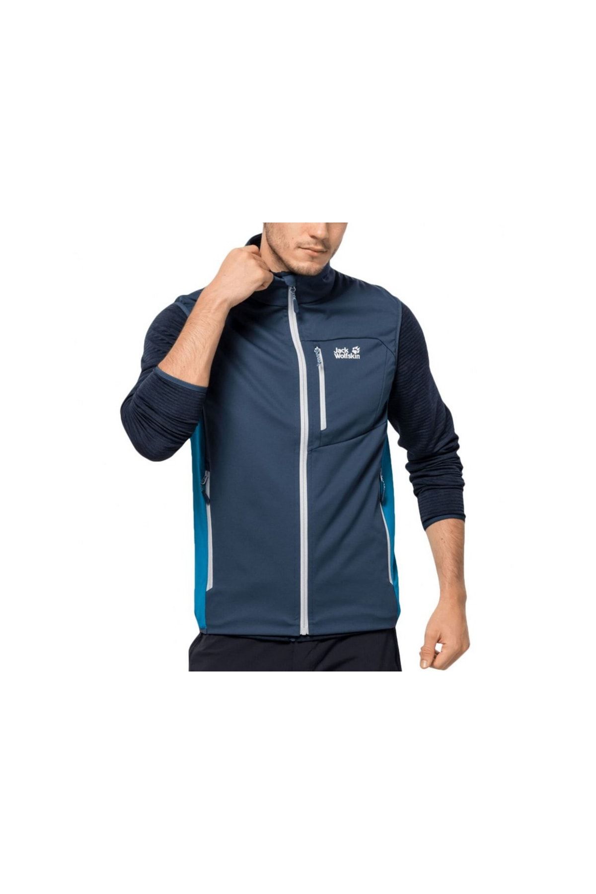 Jack Wolfskin Jacke Blau Regular Fit