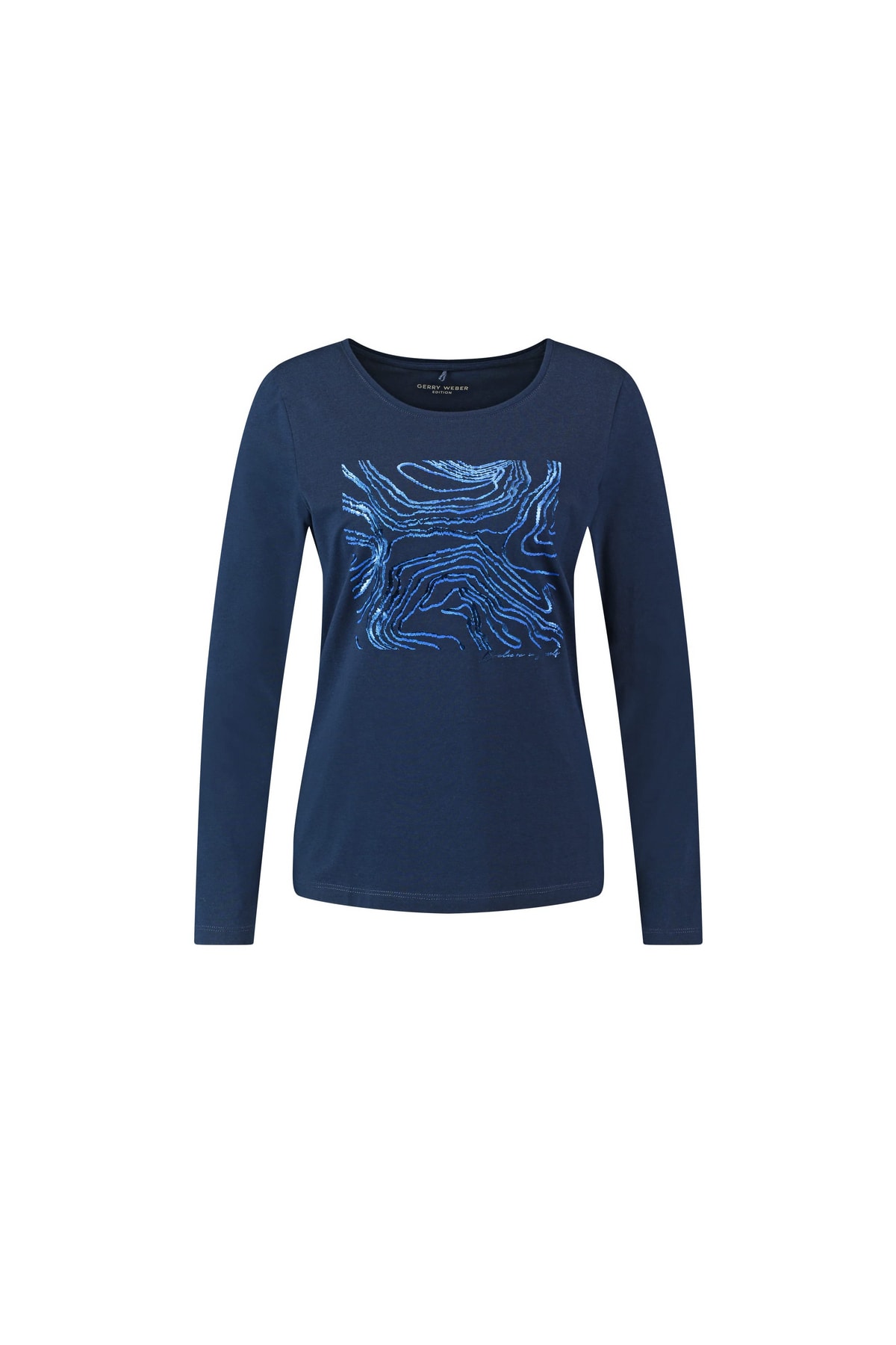 Gerry Weber Sweatshirt Blau Regular Fit Fast ausverkauft