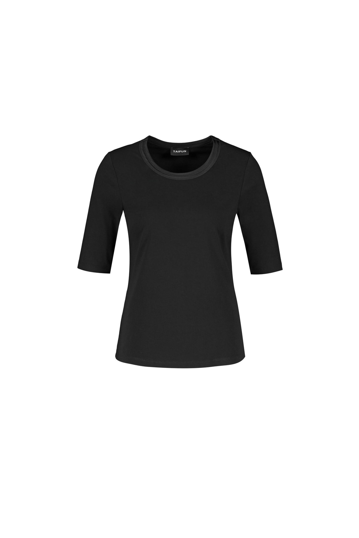 TAIFUN Hemd Schwarz Regular Fit Fast ausverkauft