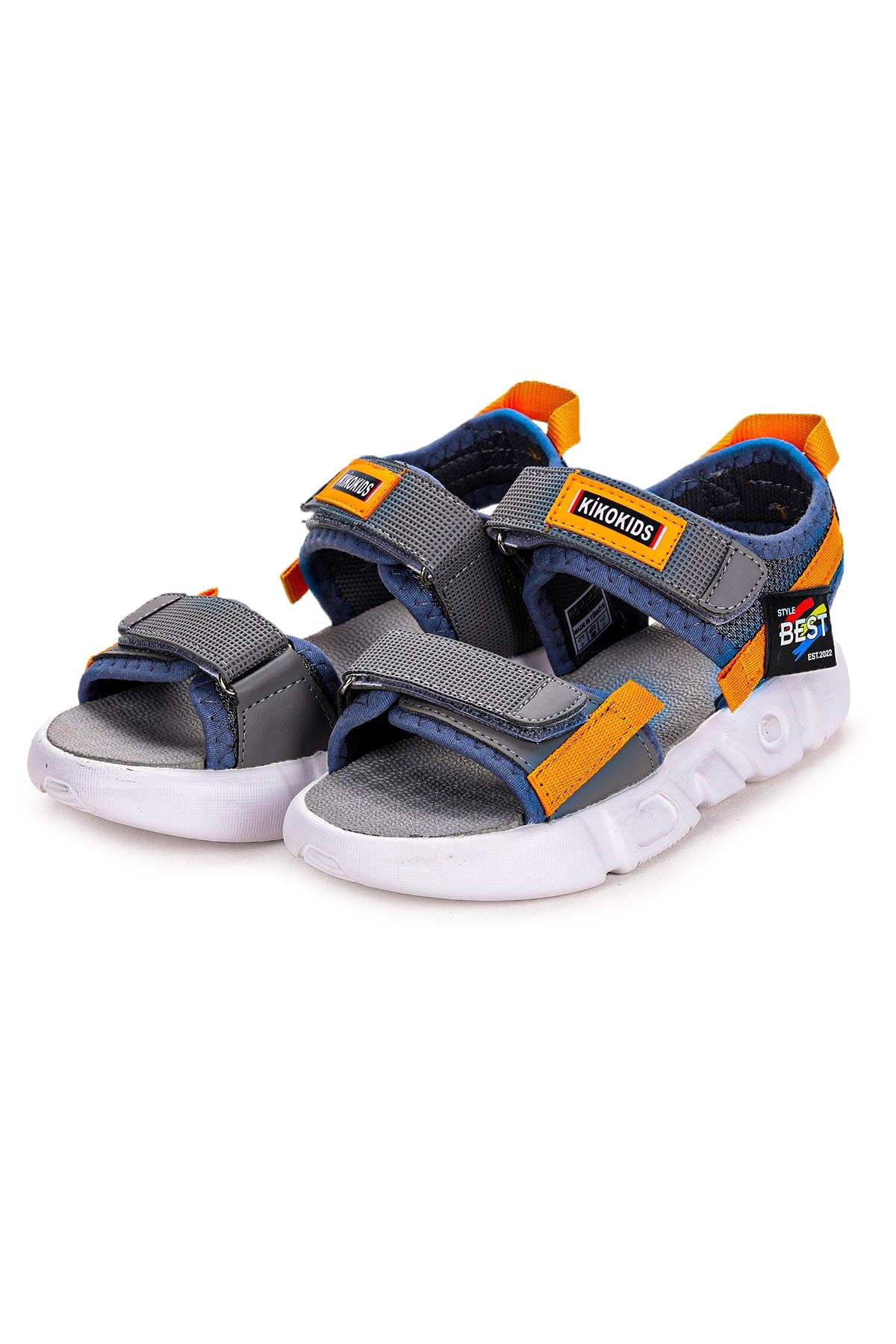 KARAMAZI-Sandale pentru copii - fete/băieți, drumeții cu velcro, model 200 3