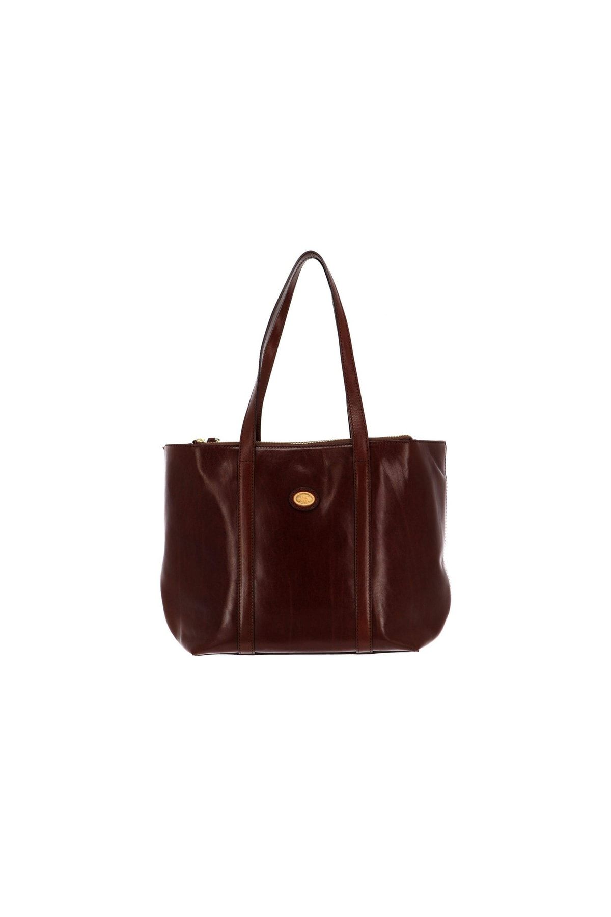 The Bridge Rucksack Braun Unifarben