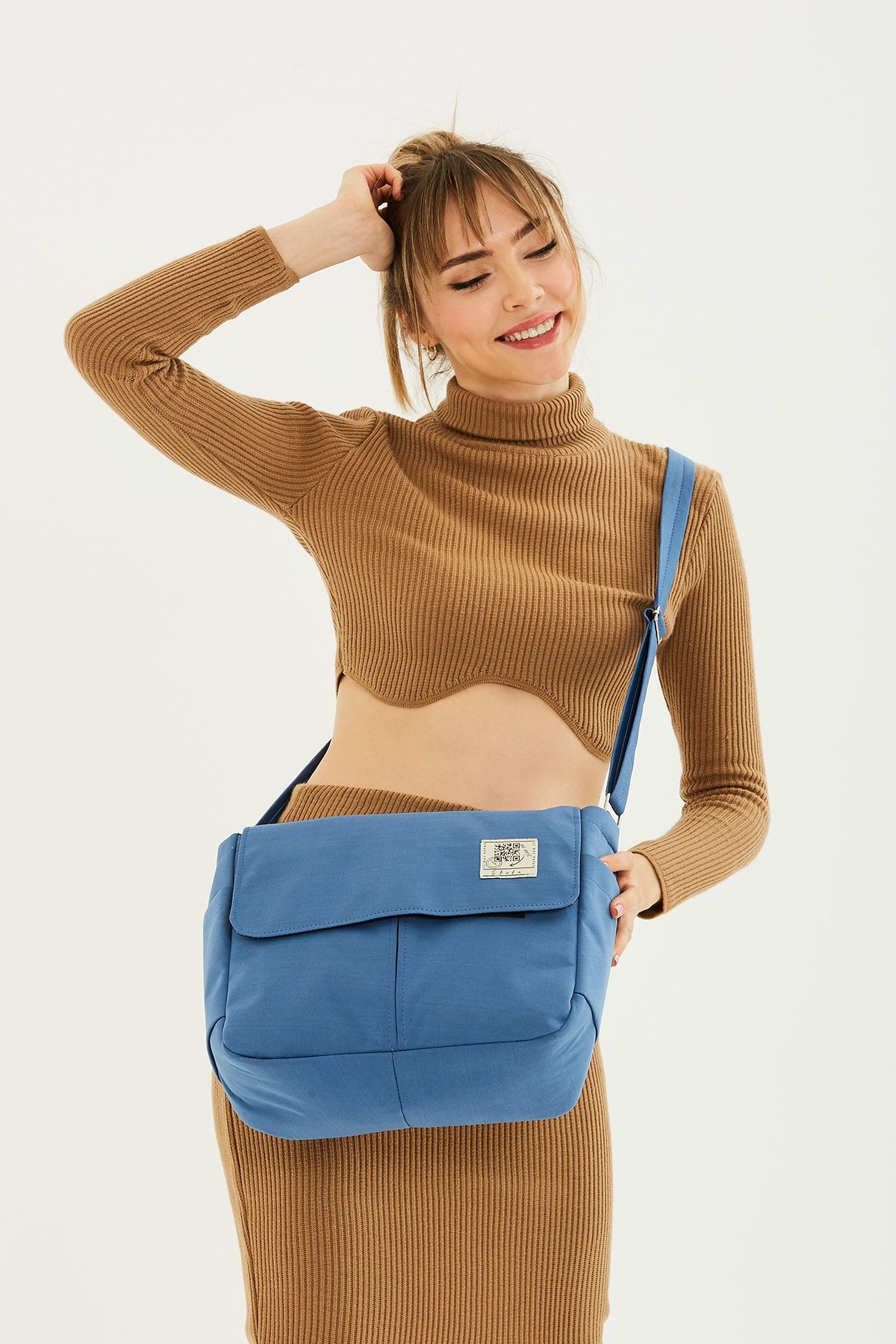 Dark blue hotsell shoulder bag