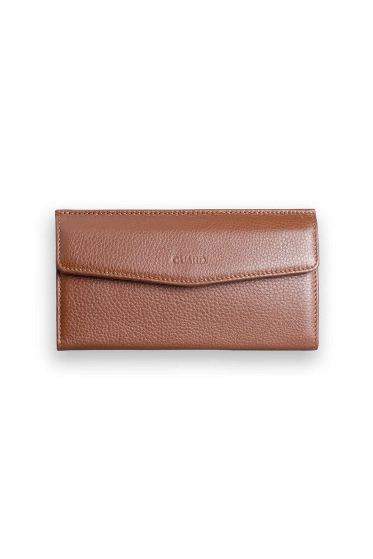 GUARD-Leather Tan Wallet - with Phone Port 1
