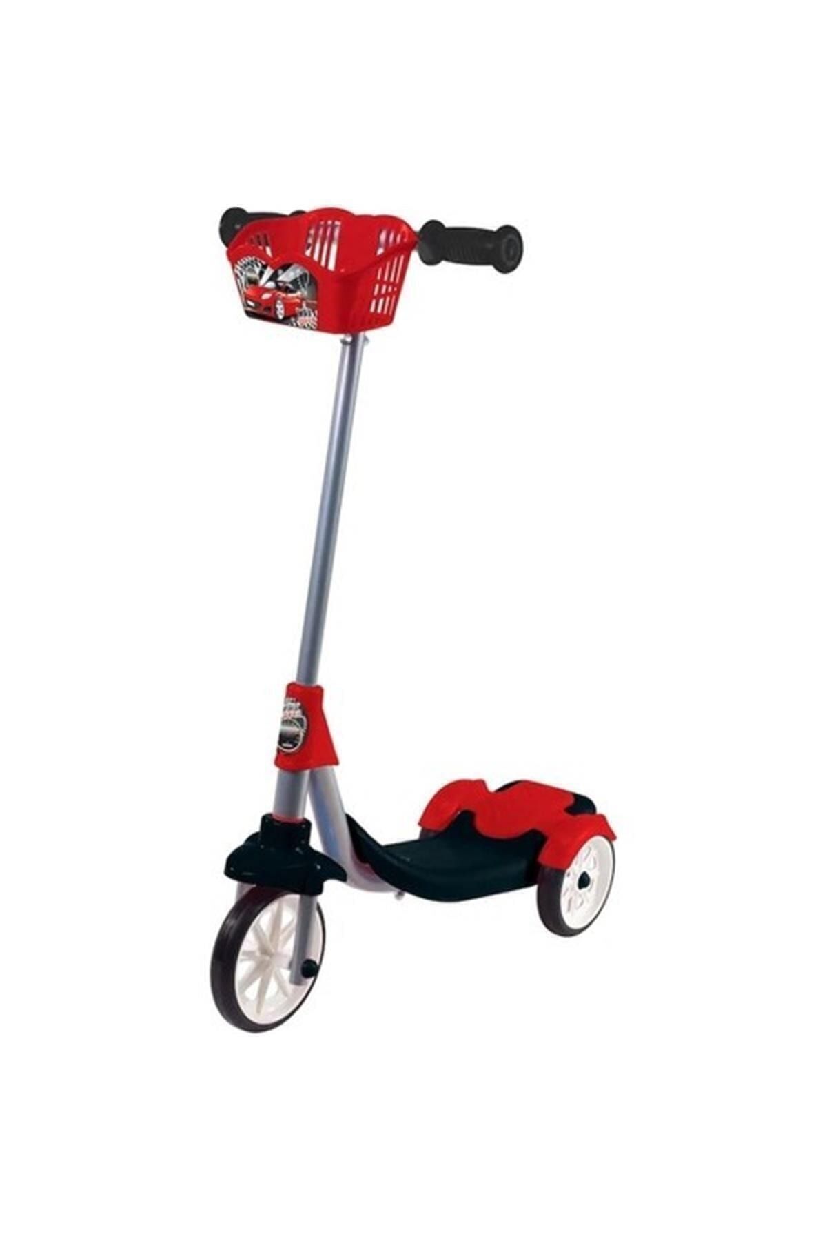 La Push Unisex Çocuk Kırmızı 3 Tekerlekli Frenli Scooter