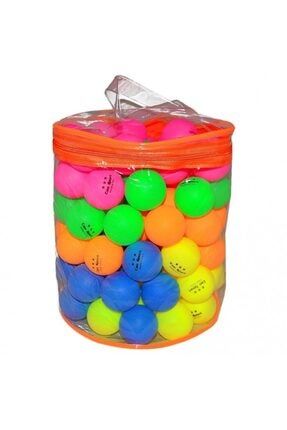 100 adet Karışık Renkli Pinpon Topu - Masa Tenisi Topu 30284