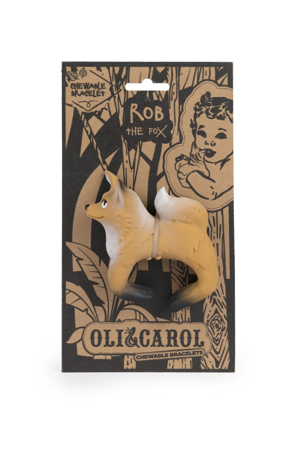 OLI&CAROL Organik Diş Kaşıyıcı ve Banyo Oyuncağı
