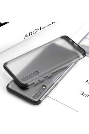 Samsung Galaxy A70 Uyumlu Kılıf 360 Koruma Sert 3 Parça Buzlu Şeffaf mornw_42704