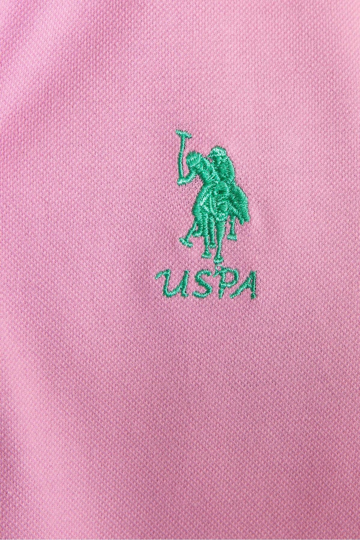 U.S. Polo Assn. تی شرت دخترانه صورتی