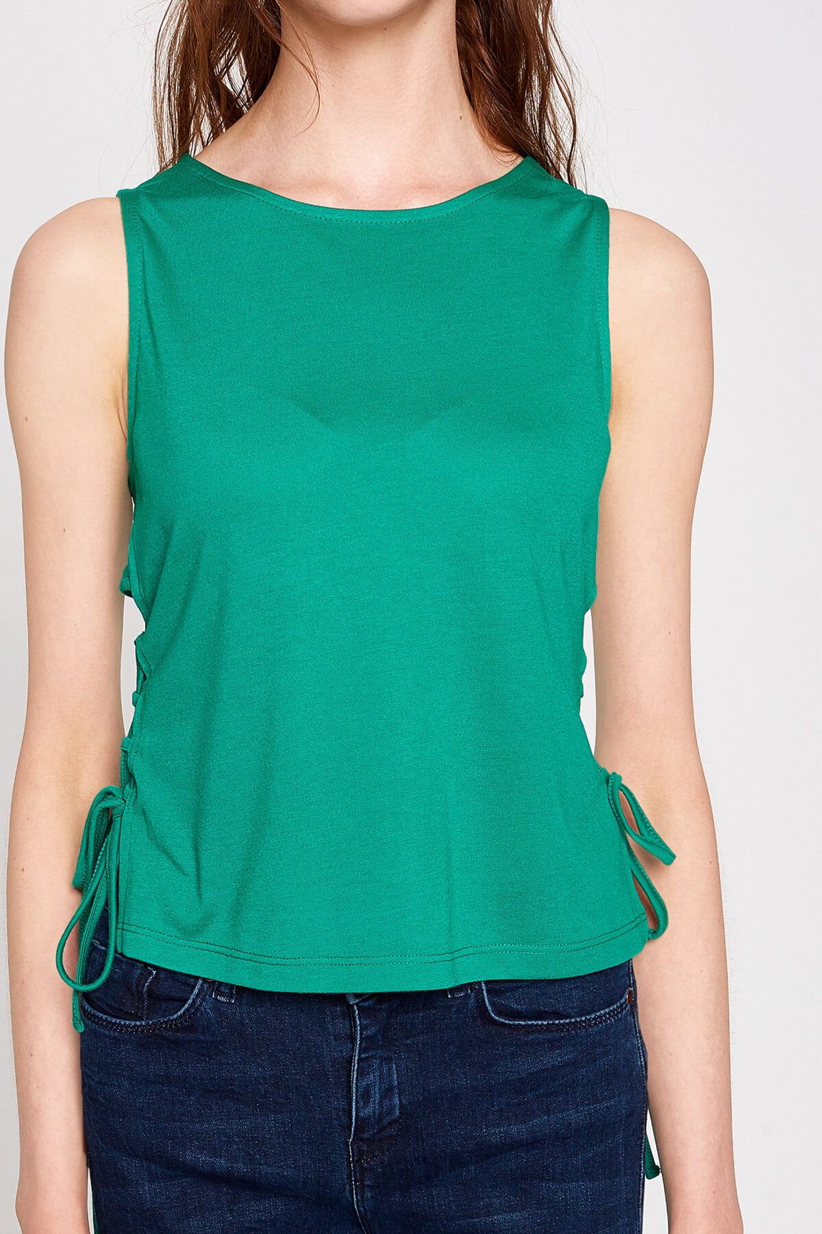 Koton-Women's Green Undershirt 7YAF30023GK 2