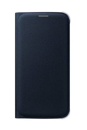 Galaxy S6 Flip Wallet Uyumlu (Tekstil) Orjinal Siyah EF-WG920BBEGWW DYK01563