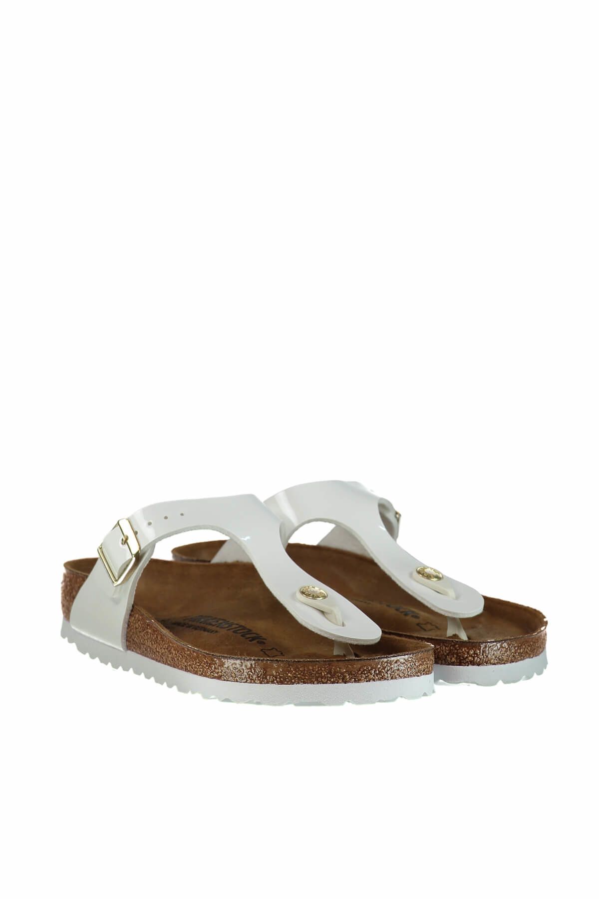 Birkenstock-Gizeh White Slippers1005299 5
