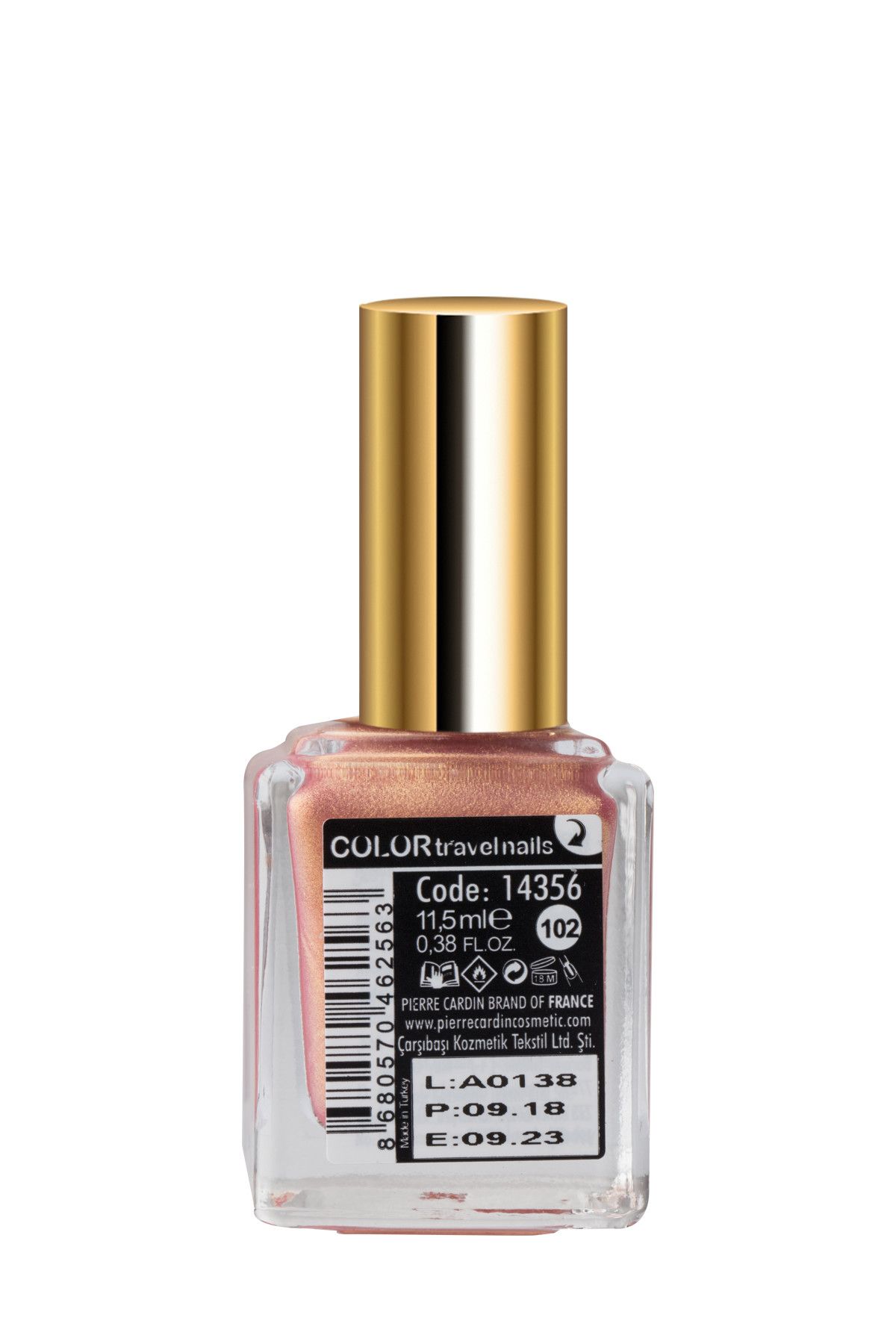 لاک ناخن - رنگ ناخن مسافرتی 102 8680570462563 Pierre Cardin