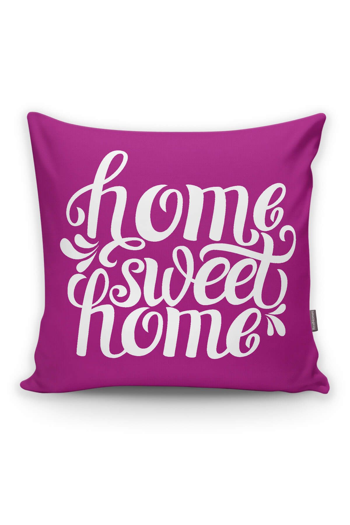 Realhomes Home Sweet Home Husă De Pernă Decorativă Imprimată Digitală - One Size