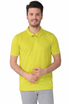Lucky Erkek Polo Yaka Sarı Tişört - 611007-00C