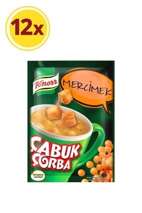 Çabuk Knorr Çorba Mercimek 12 Adet SET.UNİ.348