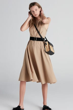 Ipekyol Kadin Naturel Elbise Is1180002384 Fiyati Yorumlari Trendyol