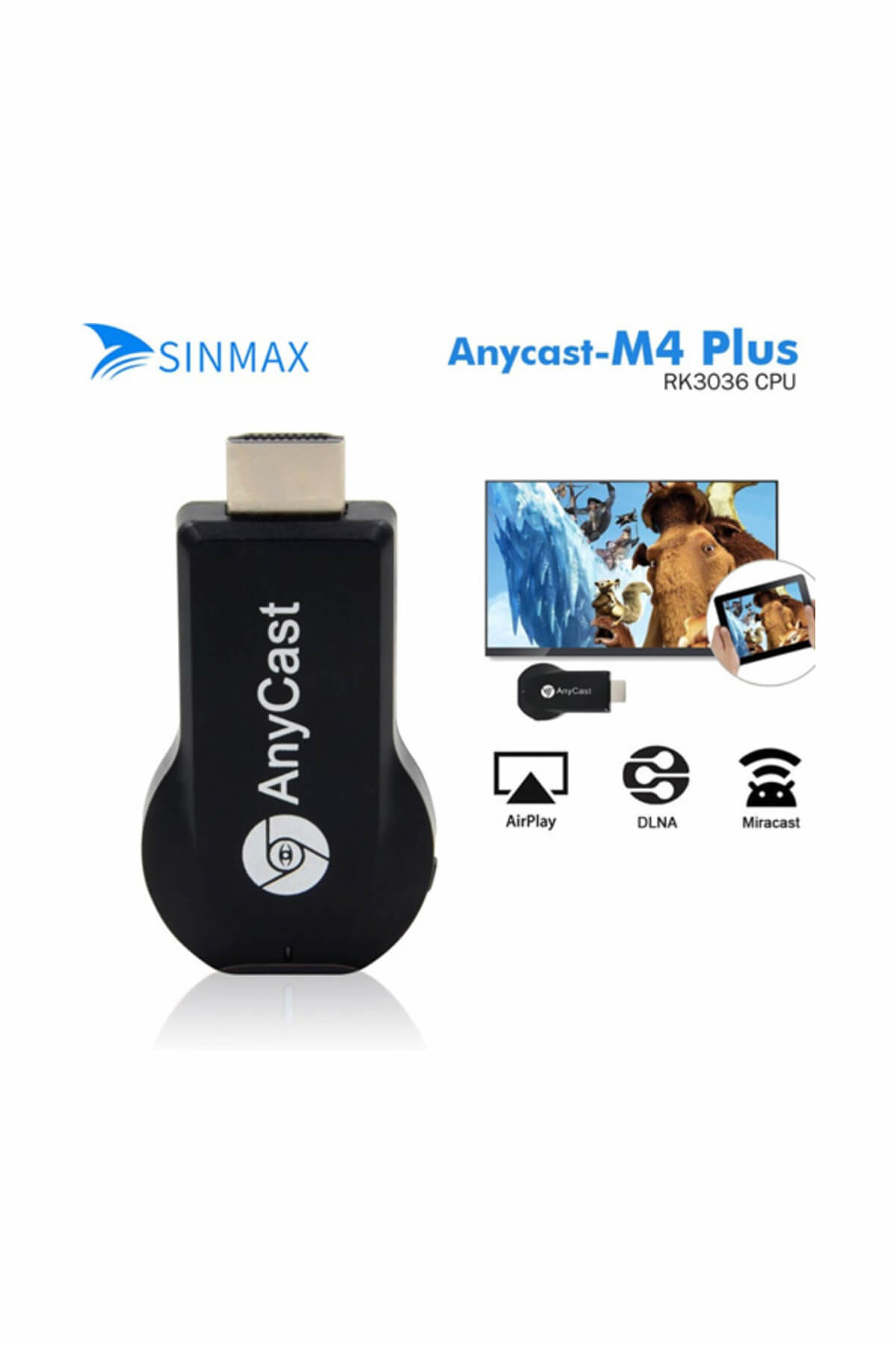 Dark TX AnyCast Kablosuz HDMI Görüntü Aktarım Kiti TX-AC-TVCAST