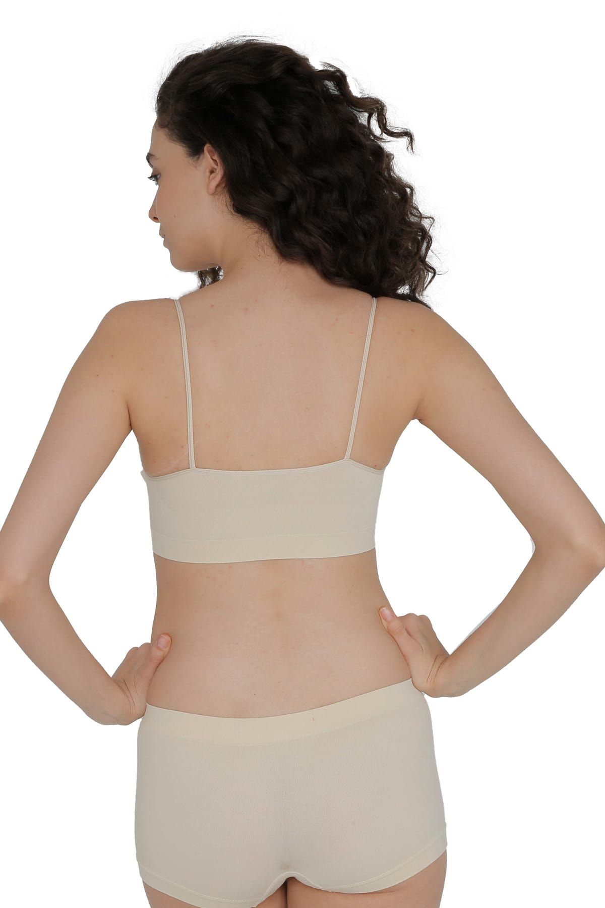 Yevda-Women's Skin Seamless Thin String Bustier 2