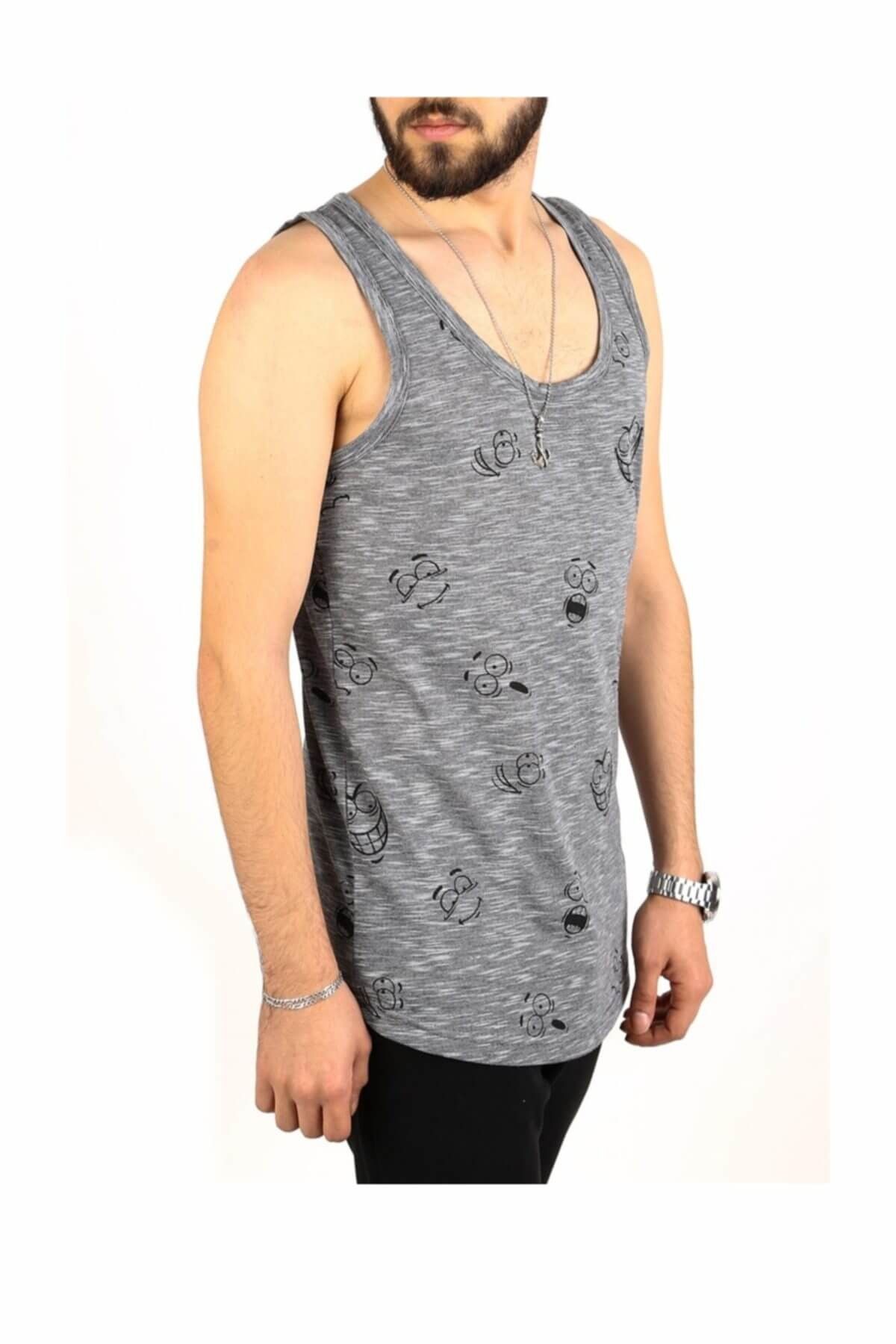 Madmext Unterhemd Schwarz Regular Fit