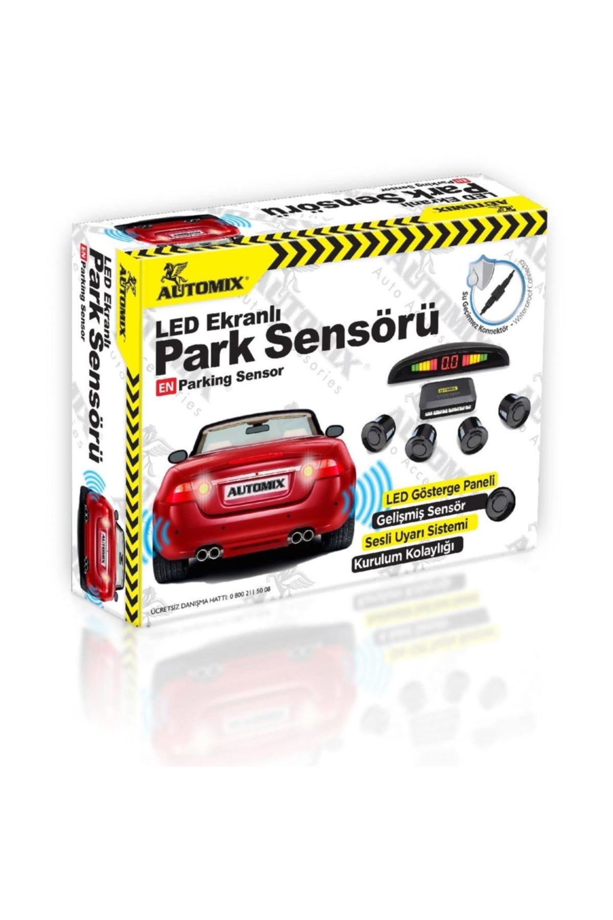 automix led ekranli park sensoru siyah fiyati yorumlari trendyol