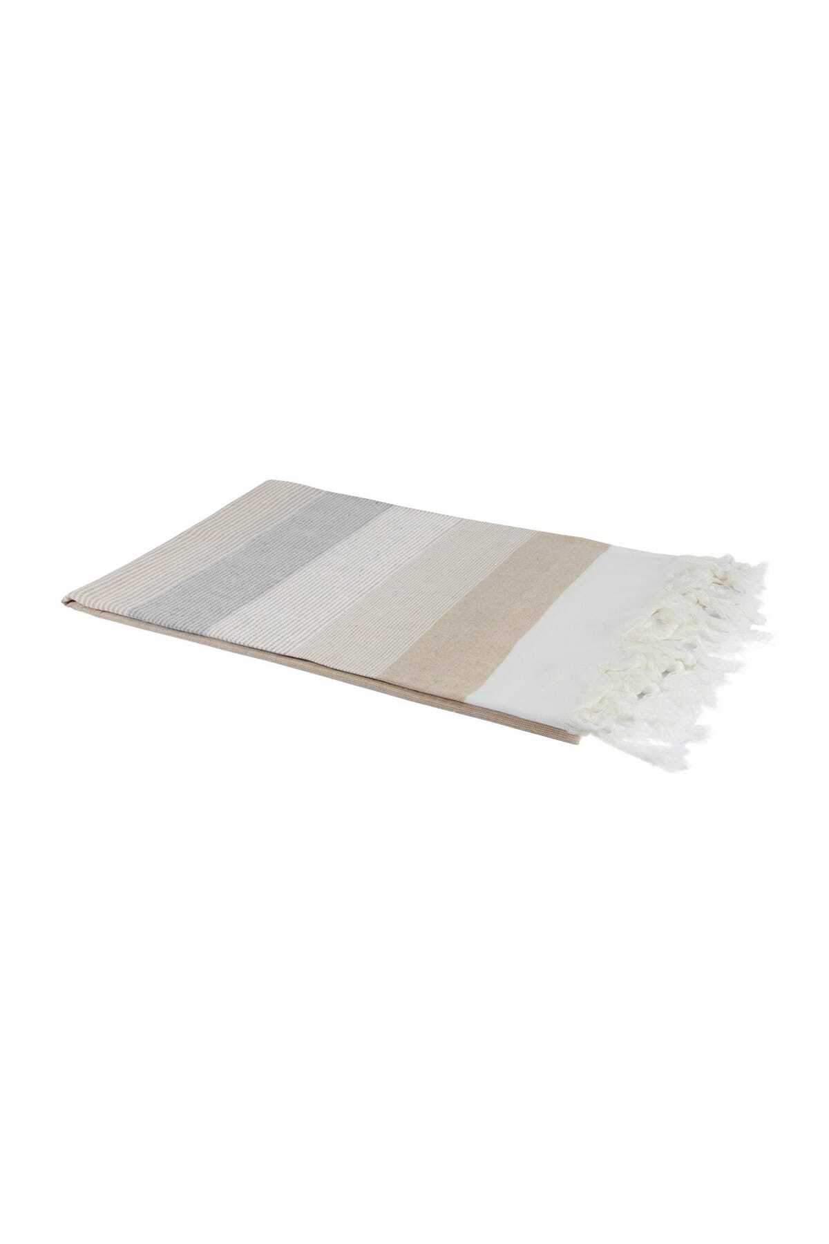 Bedinn-Peshtemal Stripe bej-alb-gri Pst107 2