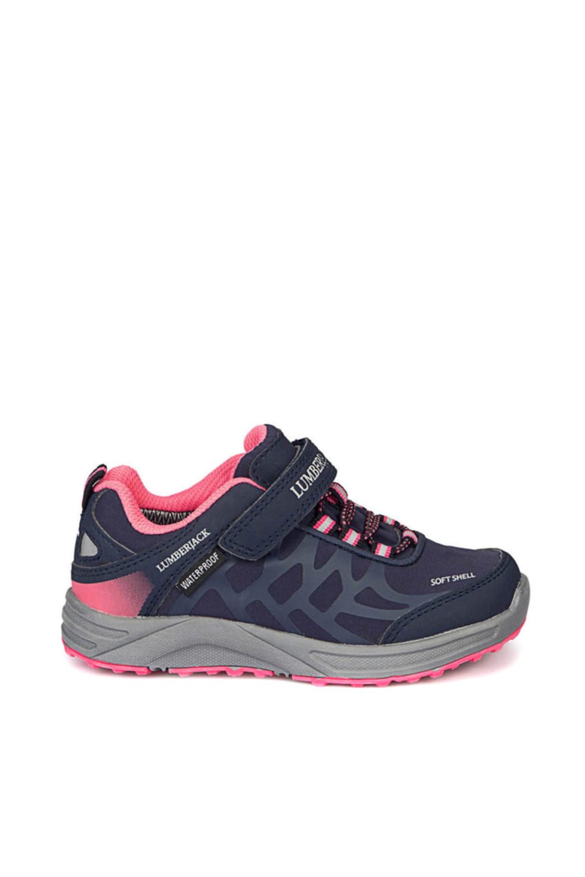 lumberjack-URSA JR Navy Blue Pink Girl's Shoes100284672 2