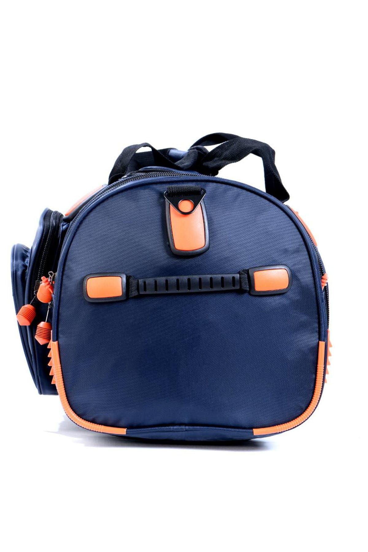 ÇÇS-Navy Blue Men's Sports & Travel Bag Ccs30050Lacı 6