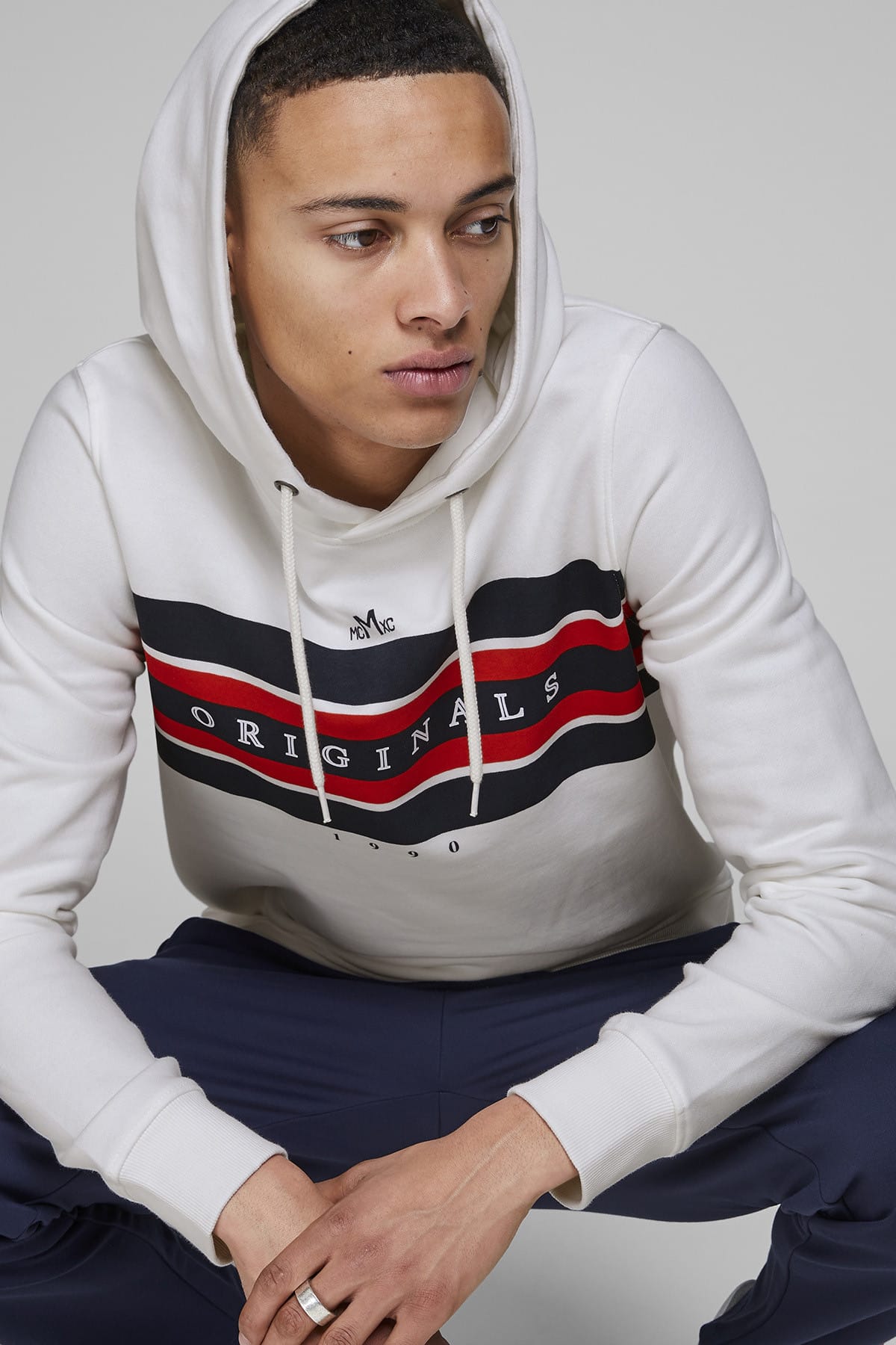 سویشرت مردانه طرح دار آستین بلند | جک اند جونز Jack & Jones 12146000 - تصویر 2