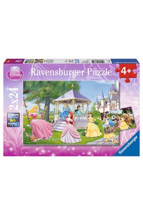 2x24 Parça Puzzle Walt Disney Büyülü Prensesler 088652 U200779