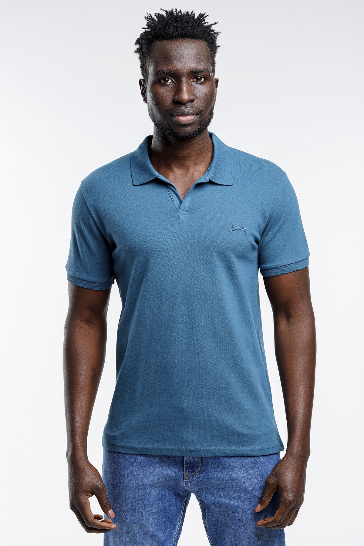 Slazenger T-Shirt Blau Regular Fit Fast ausverkauft