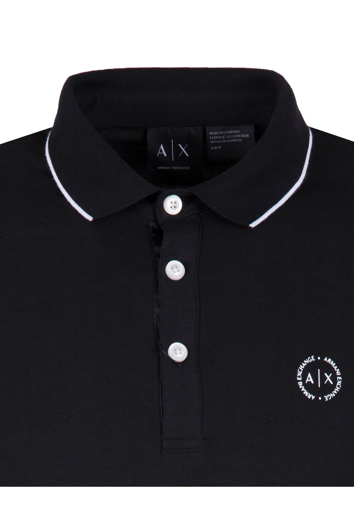 Armani Exchange-Men's Black T-Shirt 8Nzf70 Z8M9Z 1200 3