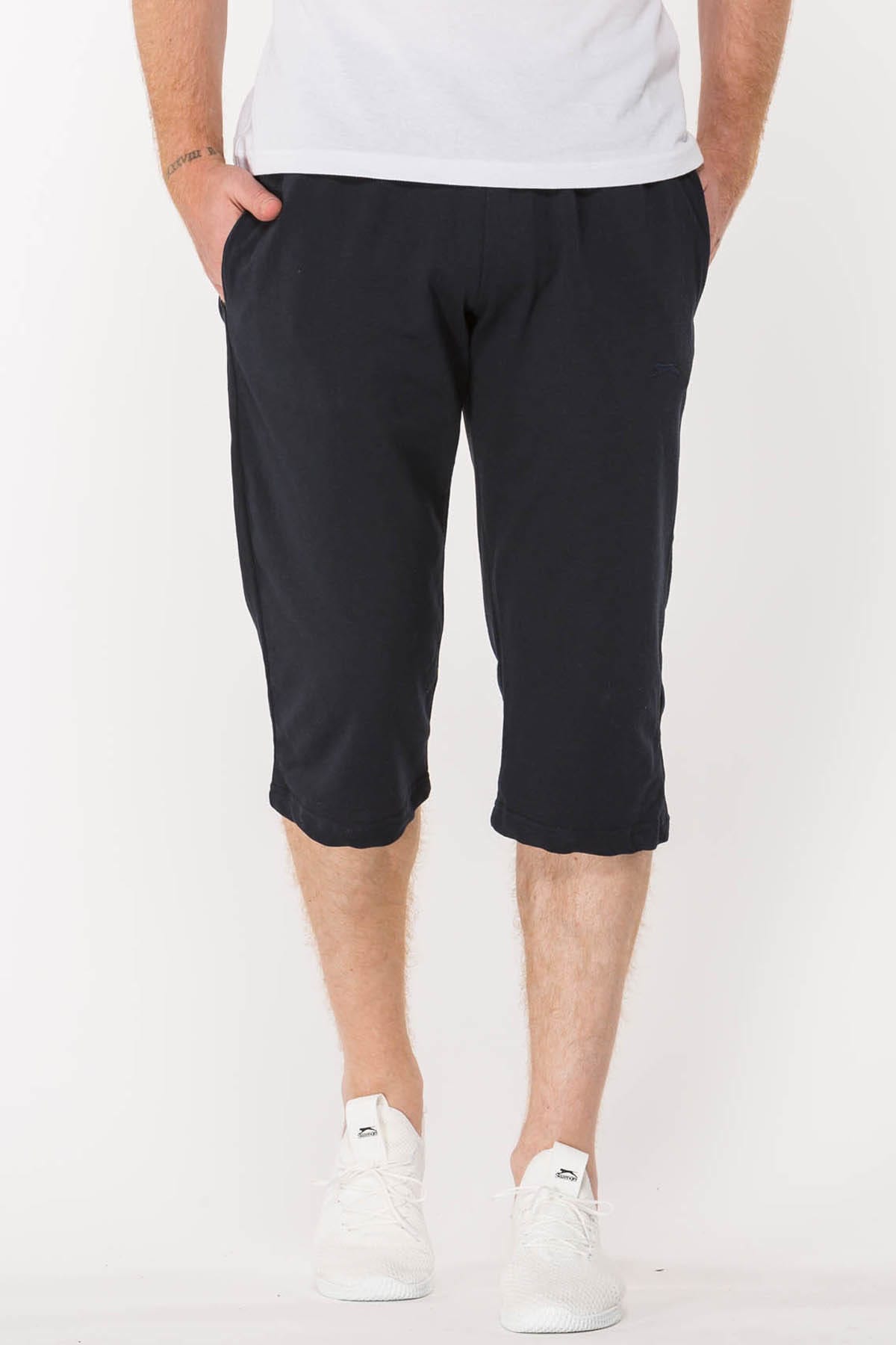 شورت ورزشی اسلازنگر مردانه پلی استر آبی سرمه ای اسپرت  Regular/رگولار     Casual / کژوال | Slazenger ST19SE027 TR - تصویر 2