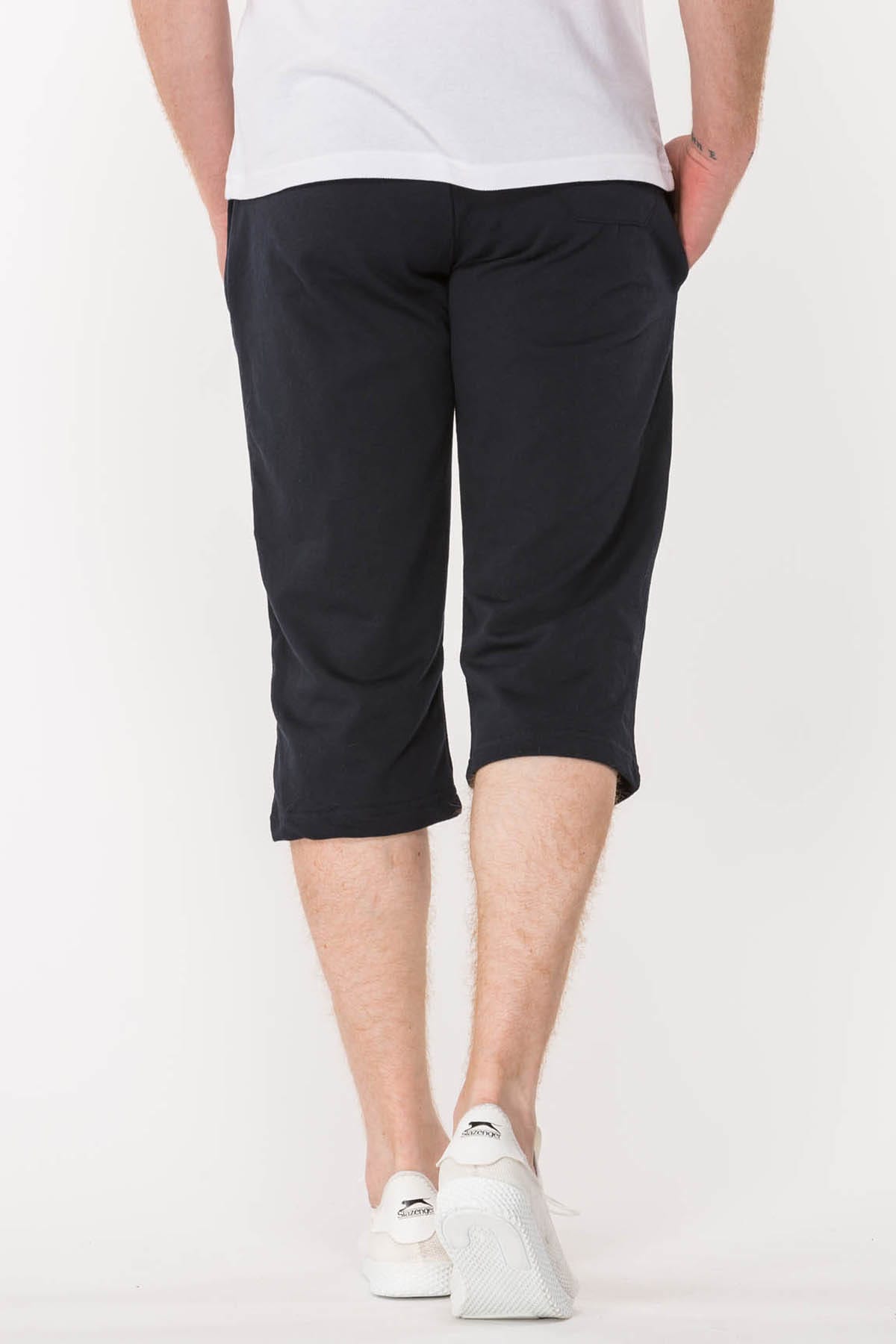 شورت ورزشی اسلازنگر مردانه پلی استر آبی سرمه ای اسپرت  Regular/رگولار     Casual / کژوال | Slazenger ST19SE027 TR - تصویر 5