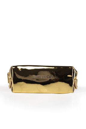 Makyaj Çantası - Cosmetic Bag Mirror Gold 5907587110335