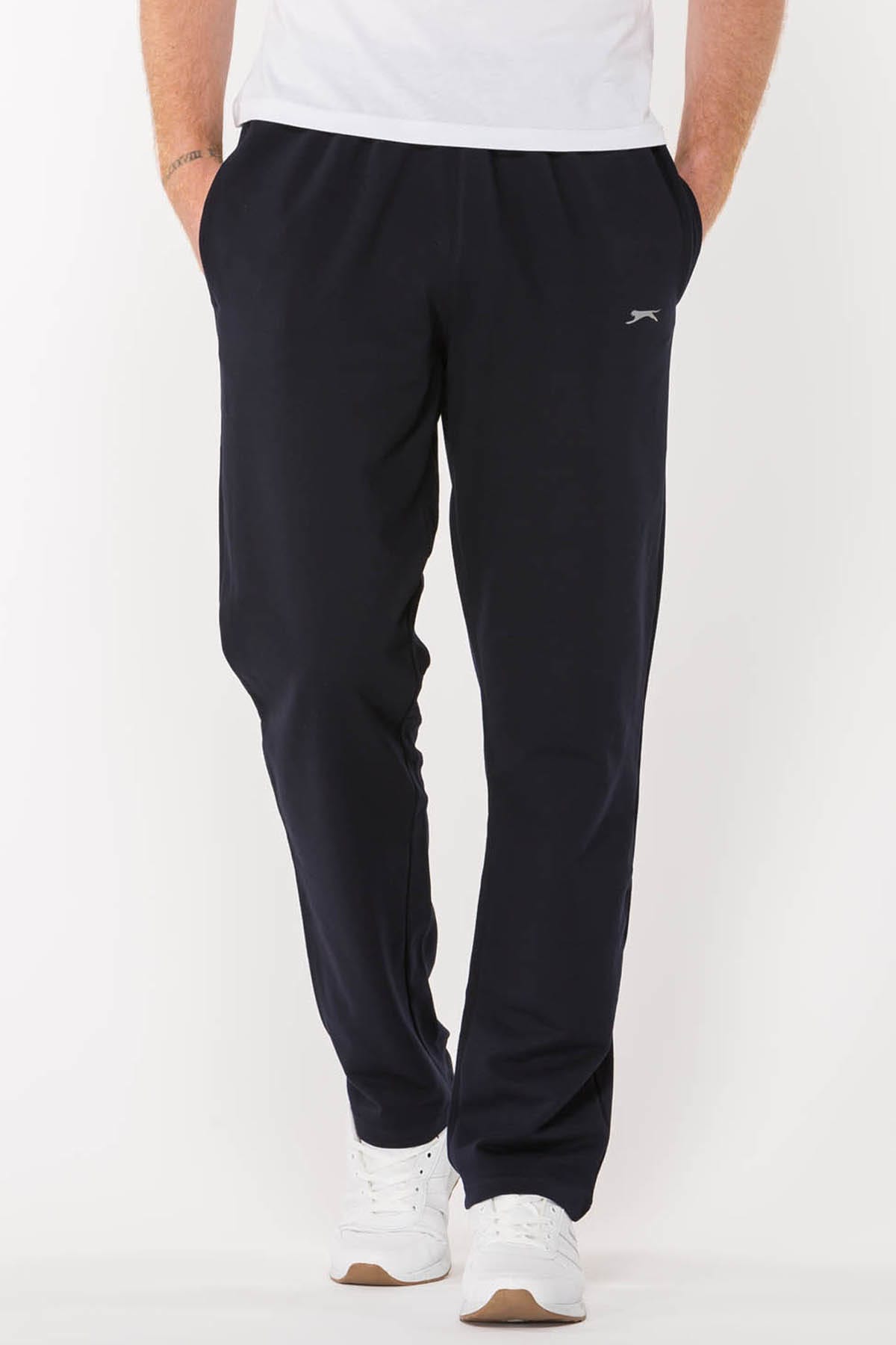 شلوار ورزشی اسلازنگر مردانه پنبه ای آبی سرمه ای   Regular/رگولار     Daily/روزانه | Slazenger ST19PE003 TR - تصویر 2